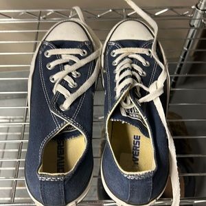 Blue women’s slip on converse